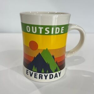 L.L. Bean Mug Outside Everyday Mountain Graphic Rare
